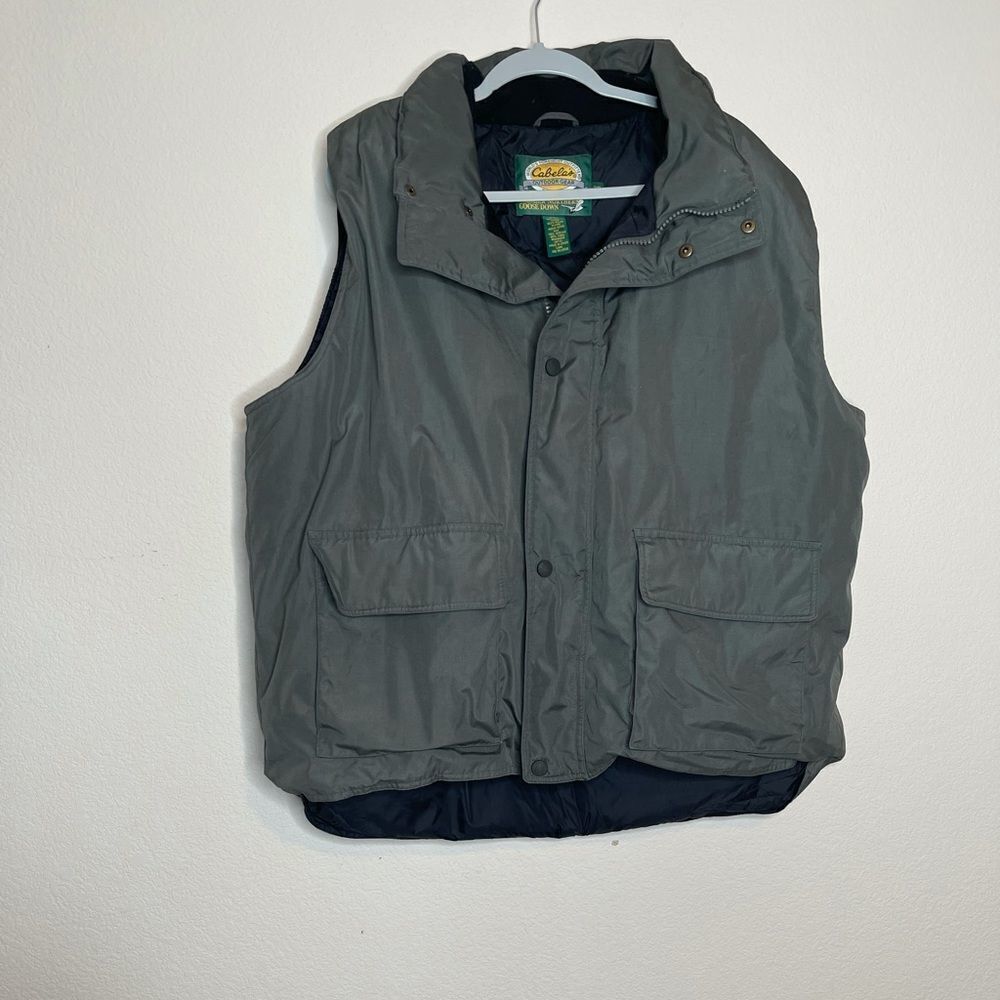Cabelas goose down filled vest‎